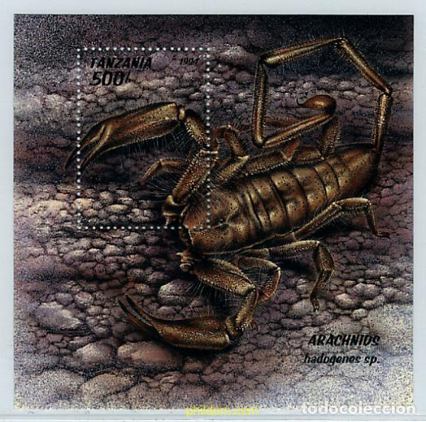 Sellos: 70113 MNH TANZANIA 1994 ARACNIDOS