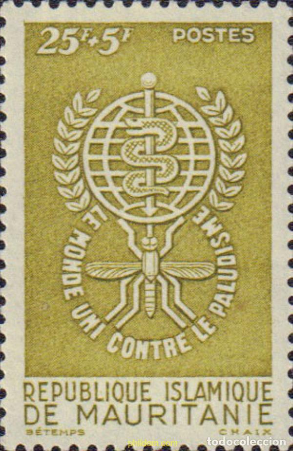 Sellos: 29406 MNH MAURITANIA 1962 ERRADICACION DE LA MALARIA