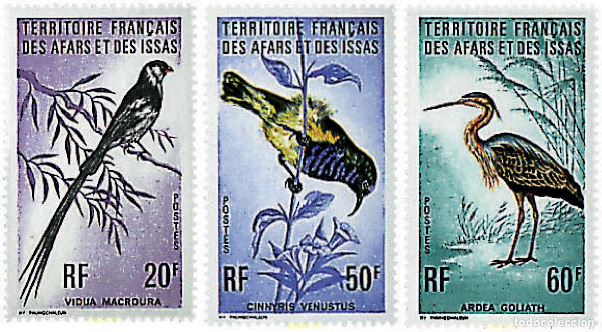 Sellos: 679220 MNH AFARS E ISSAS 1975 AVES
