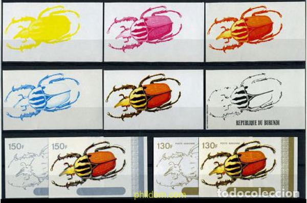 Sellos: 204311 MNH BURUNDI 1970 COLEOPTEROS