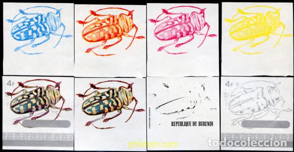 Sellos: 273081 MNH BURUNDI 1970 COLEOPTEROS