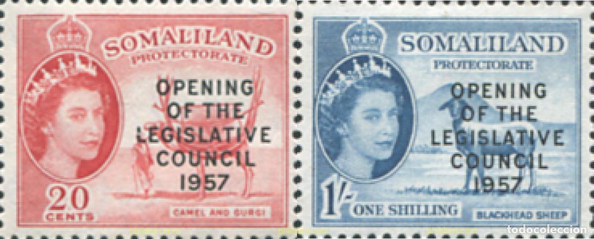 Sellos: 41698 MNH SOMALILANDIA 1957 SERIE BASICA