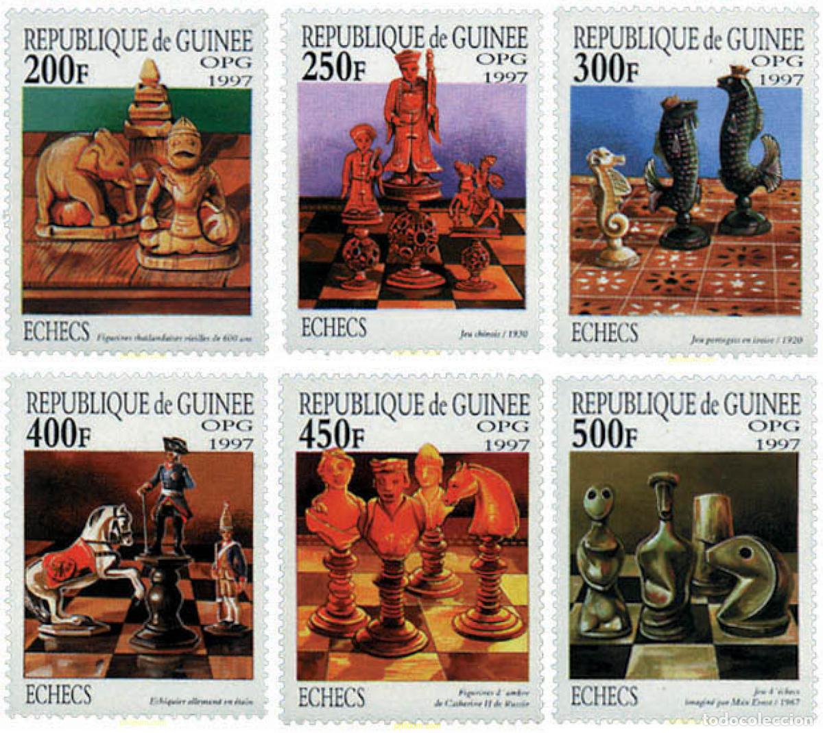 Sellos: 74375 MNH GUINEA 1997 AJEDREZ