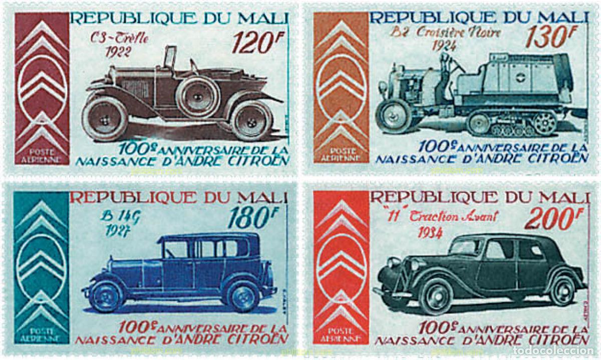 Sellos: 46316 MNH MALI 1978 CENTENARIO DE LA CITROEN