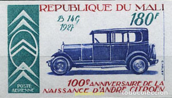 Sellos: 221203 MNH MALI 1978 CENTENARIO DE LA CITROEN