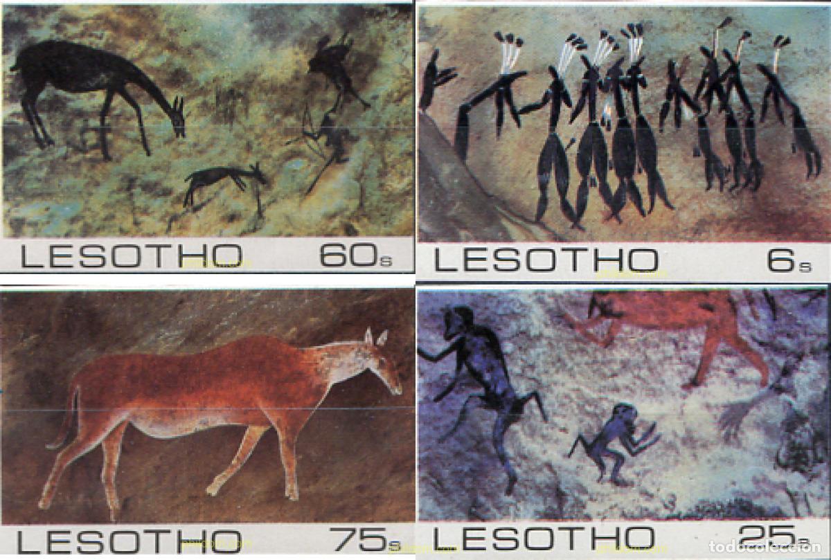 Sellos: 20389 MNH LESOTHO 1983 PINTURAS RUPESTRES