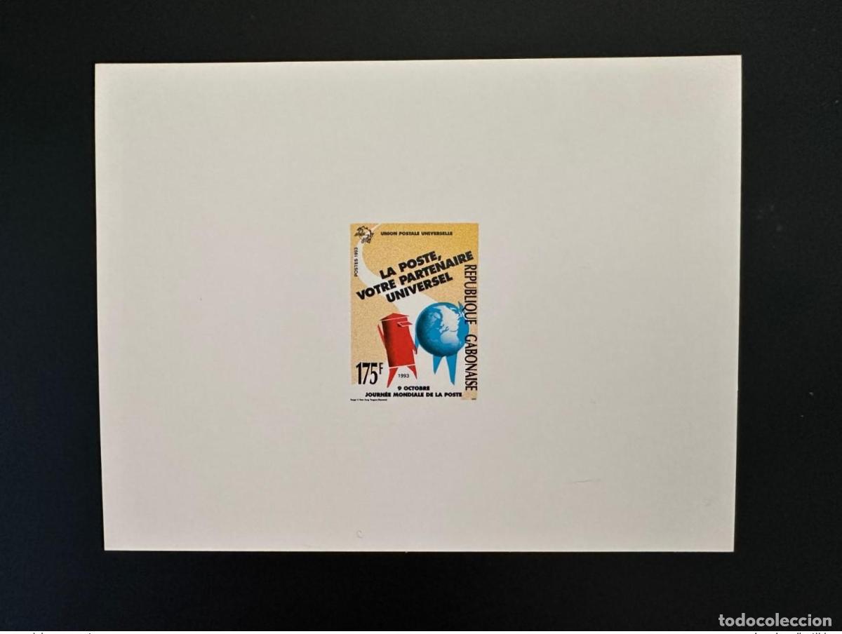 Sellos: Gab&oacute;n 1993 Mi. 1167 Evento de lujo D&iacute;a Mundial del Correo UPU
