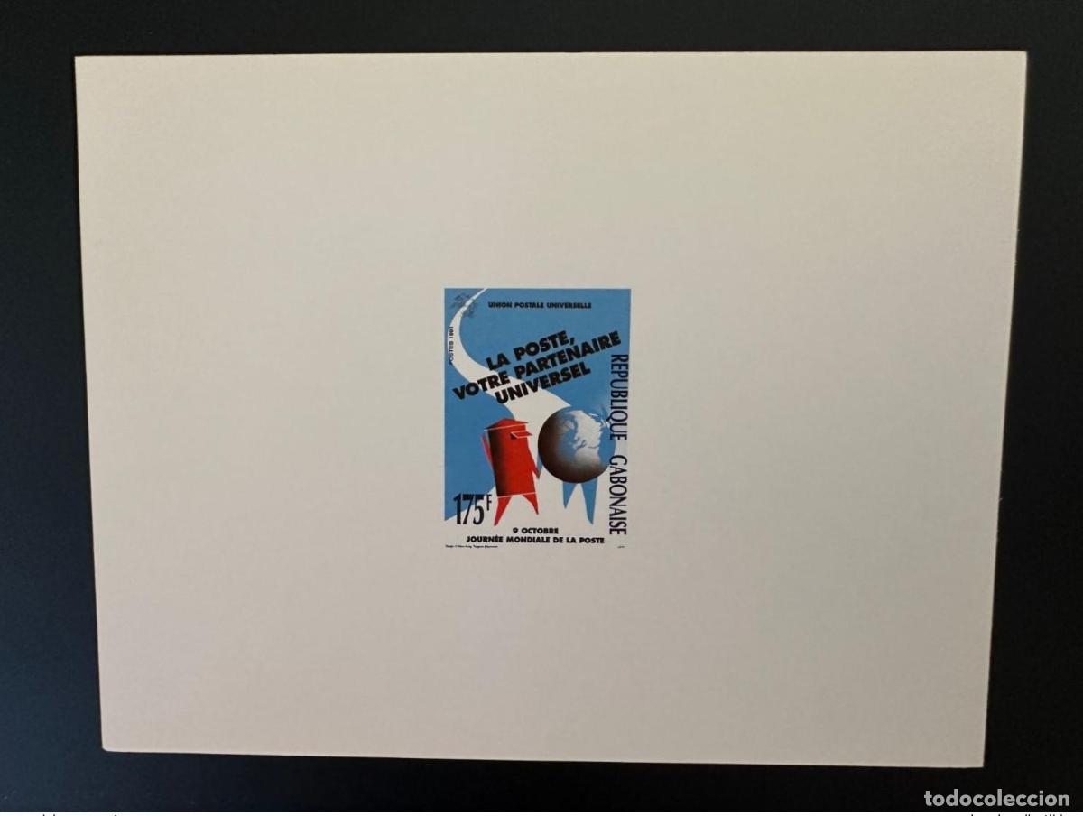 Sellos: Gab&oacute;n 1991 Mi. 1097 Evento de lujo D&iacute;a Mundial del Correo UPU
