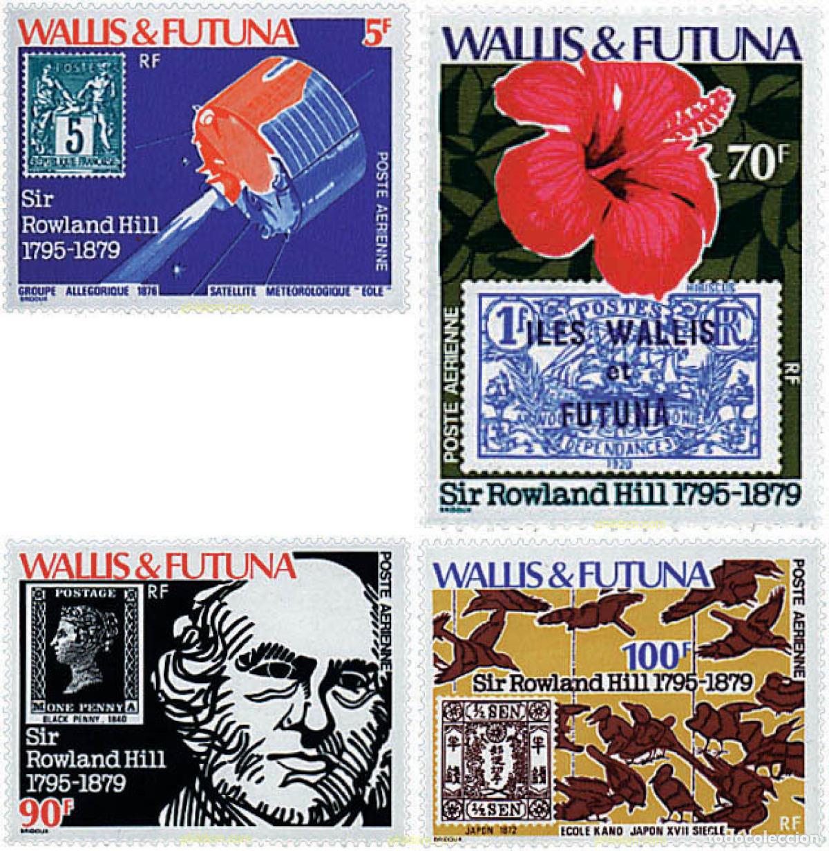 Sellos: 92966 MNH WALLIS Y FUTUNA 1979 CENTENARIO DE LA MUERTE DE SIR ROWLAND HILL