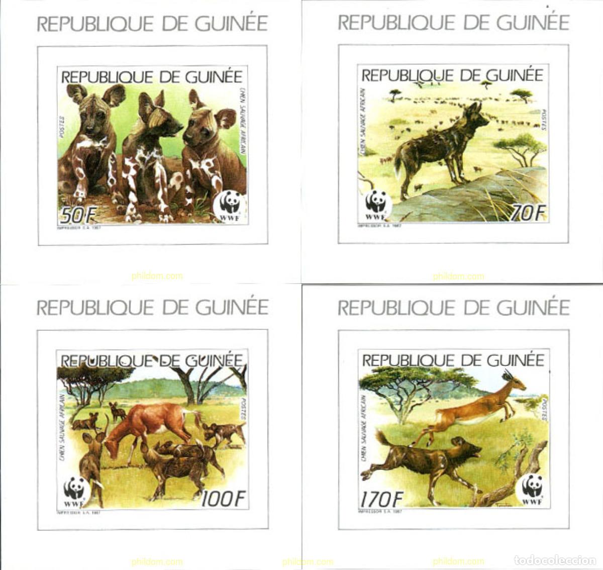 Sellos: 1707 MNH GUINEA 1987 FAUNA PROTEGIDA