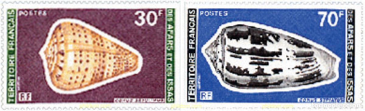 Sellos: 32140 MNH AFARS E ISSAS 1977 CONCHAS