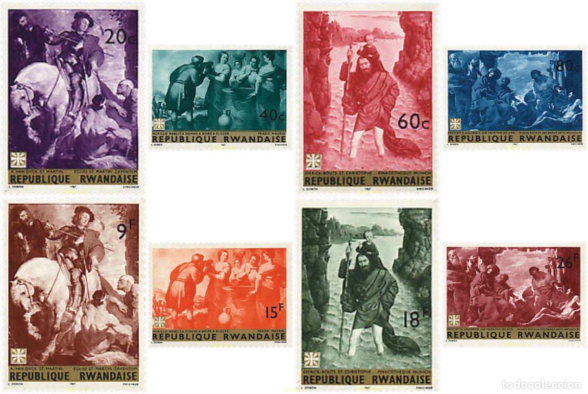 Sellos: 32312 MNH RUANDA 1967 PINTURAS