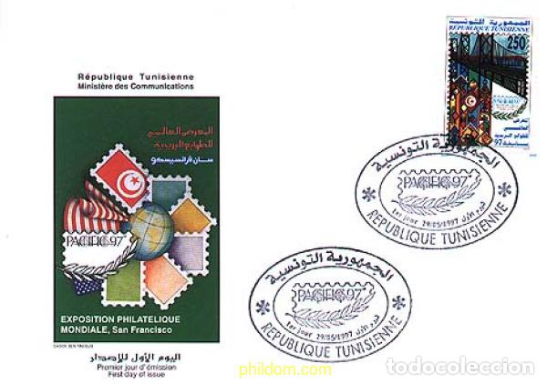 Sellos: 366436 MNH TUNEZ 1997 PACIFIC 97. EXPOSICION FILATELICA INTERNACIONAL