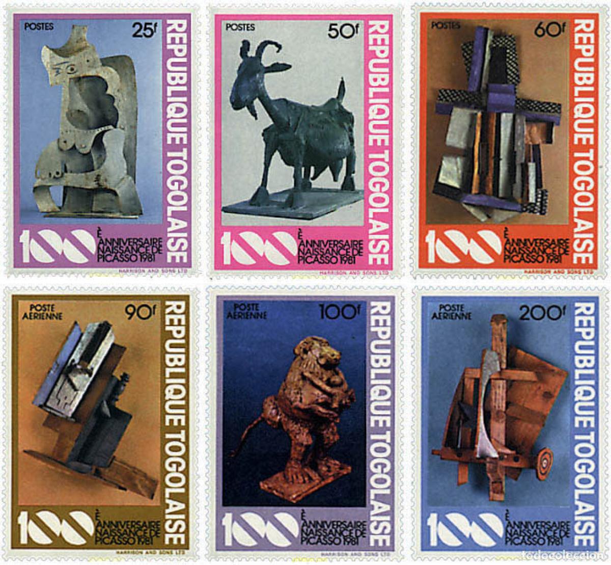 Sellos: 236546 MNH TOGO 1981 PERSONAJES DE LEYENDA