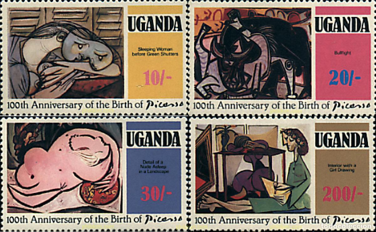 Selos: 234342 MNH UGANDA 1981 CENTENARIO DE PABLO PICASSO