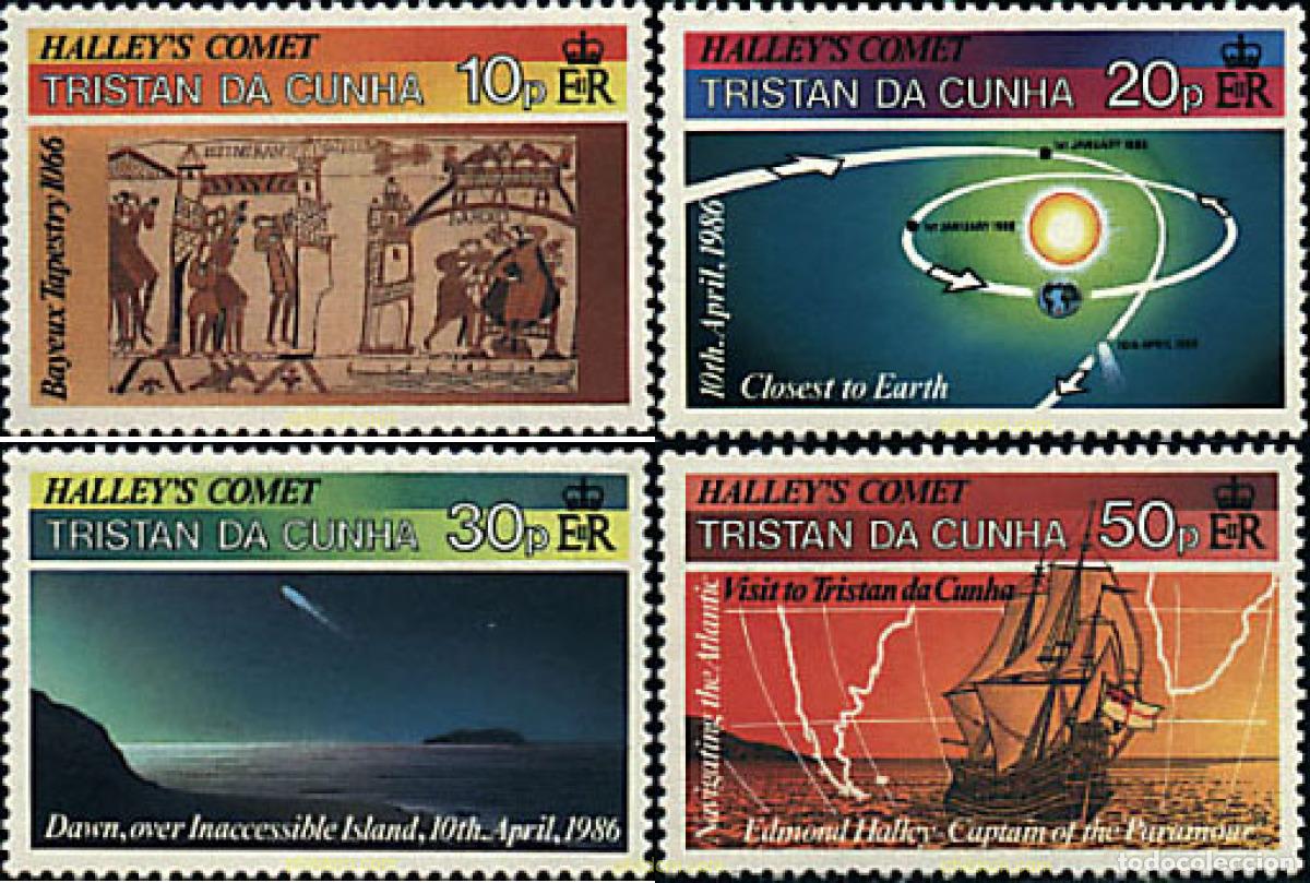 Timbres: 42756 MNH TRISTAN DA CUNHA 1986 PASO DEL COMETA HALLEY