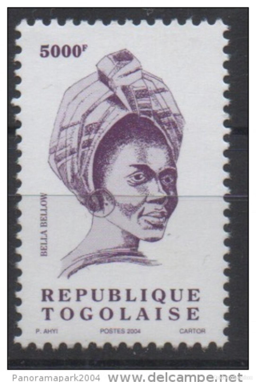 Francobolli: Togo 2004 - mayo. B3367 Serie actual BELLOW 5000F MNH