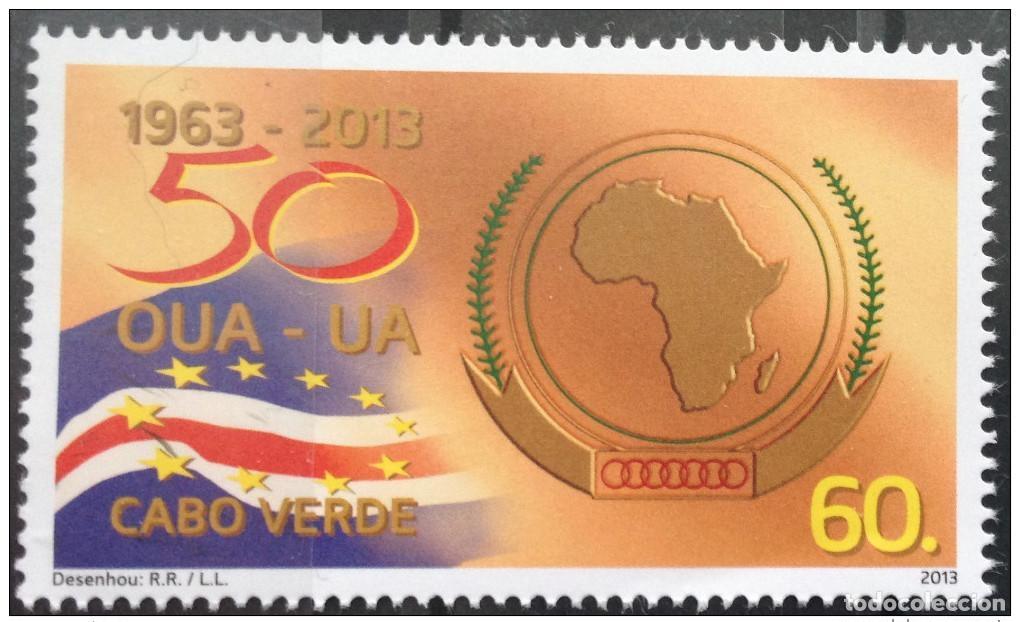 Francobolli: Cabo Verde 2013 - 50&deg; aniversario OUA UA Unidad Africana 1 val MNH