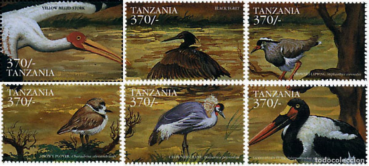 Selos: 581355 MNH TANZANIA 1999 AVES