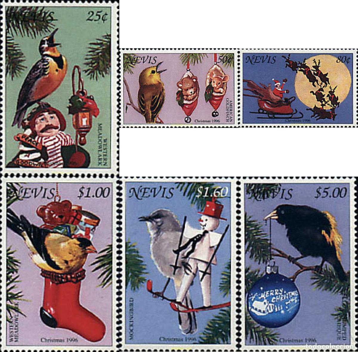 Selos: 36281 MNH NEVIS 1996 NAVIDAD