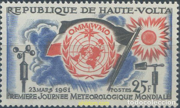 Selos: 195838 MNH ALTO VOLTA 1961 METEOROLOGIA