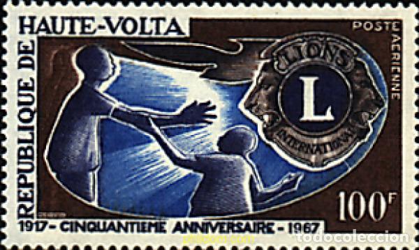 Selos: 169480 MNH ALTO VOLTA 1967 LIONS CLUB