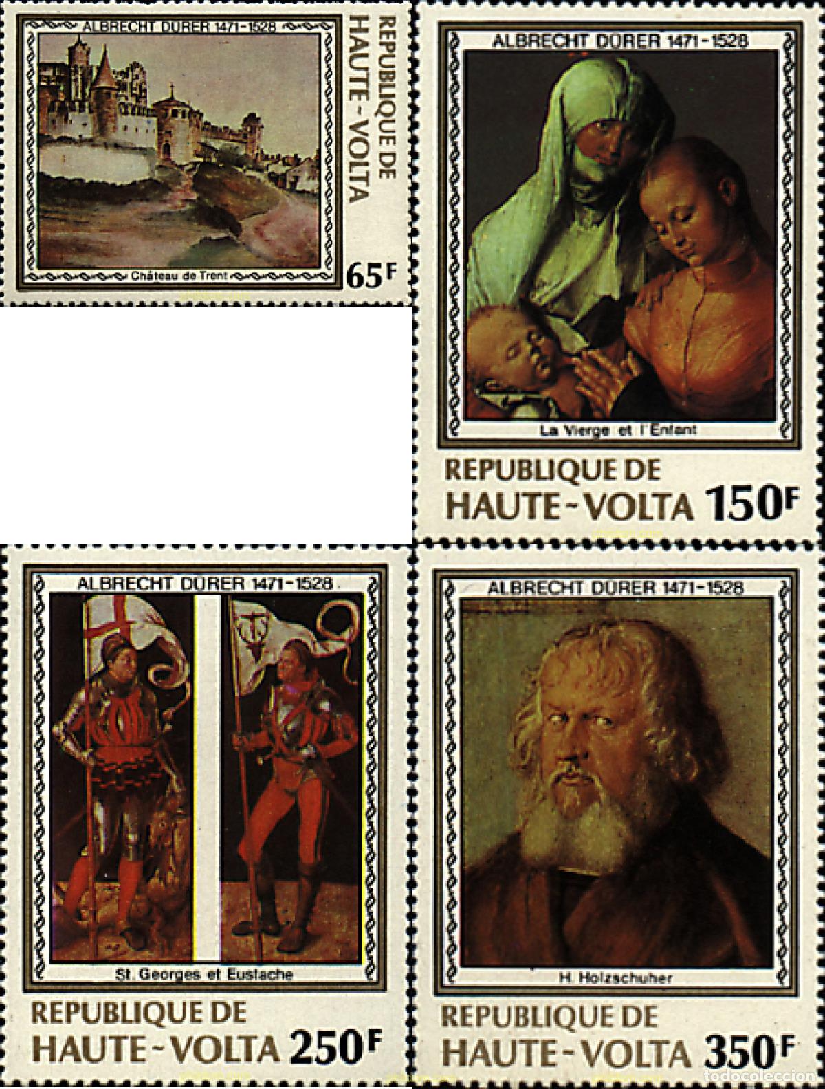 Sellos: 158580 MNH ALTO VOLTA 1978 450 ANIVERSARIO DE ALBERTO DURERO