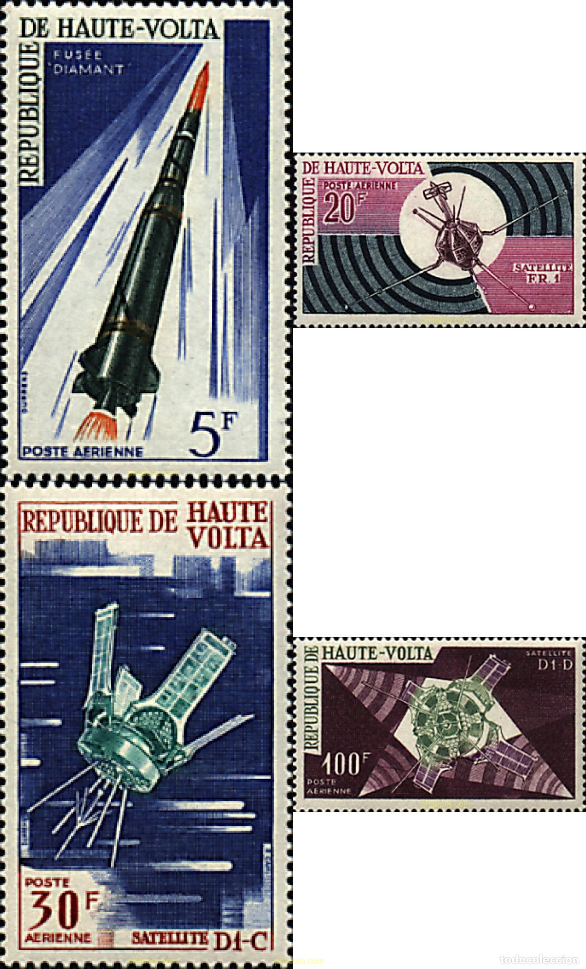 Sellos: 169482 MNH ALTO VOLTA 1967 SATELITES ARTIFICIALES