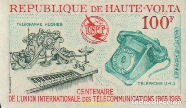 Sellos: 579504 MNH ALTO VOLTA 1965 TELECOMUNICACIONES