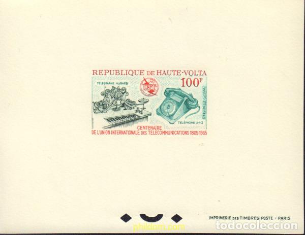 Sellos: 579505 MNH ALTO VOLTA 1965 TELECOMUNICACIONES