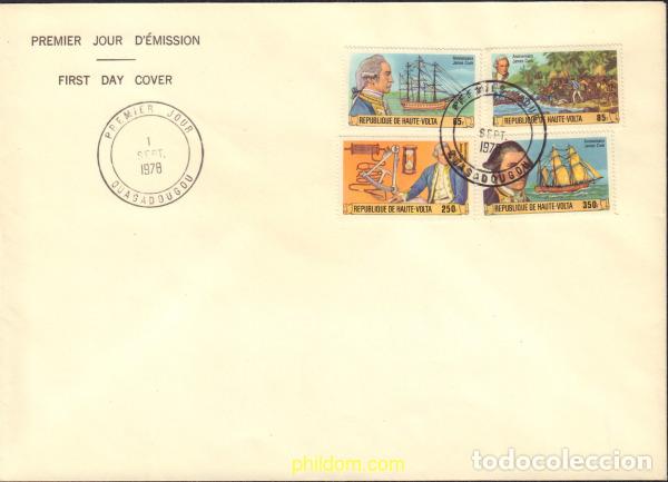Sellos: 409791 MNH ALTO VOLTA 1978 250 ANIVERSARIO DEL NACIMIENTO DE JAMES COOK