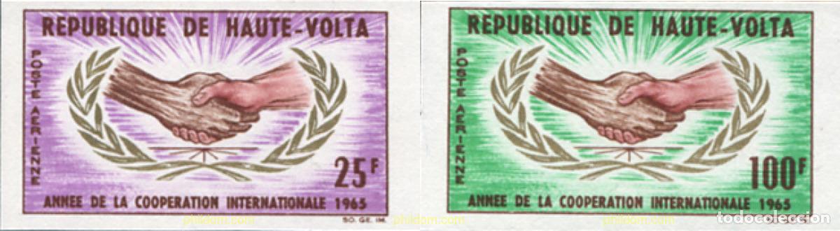 Sellos: 169301 MNH ALTO VOLTA 1965 A&Ntilde;O DE LA COOPERACION INTERNACIONAL