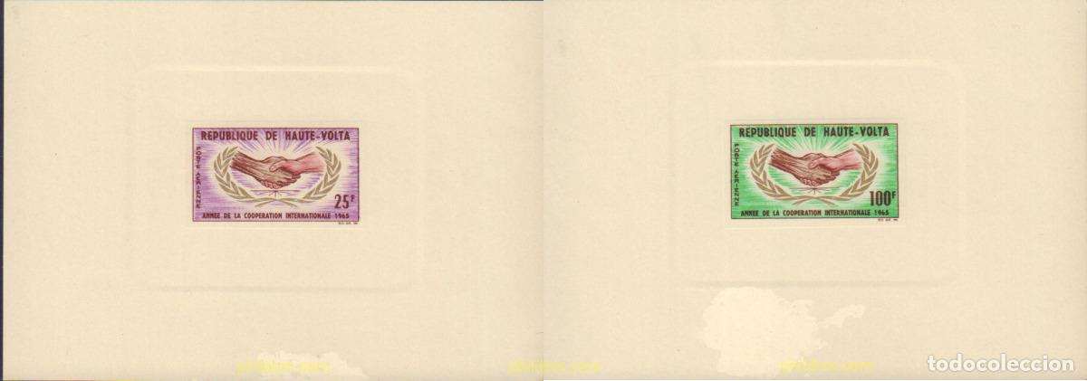 Sellos: 169303 MNH ALTO VOLTA 1965 A&Ntilde;O DE LA COOPERACION INTERNACIONAL
