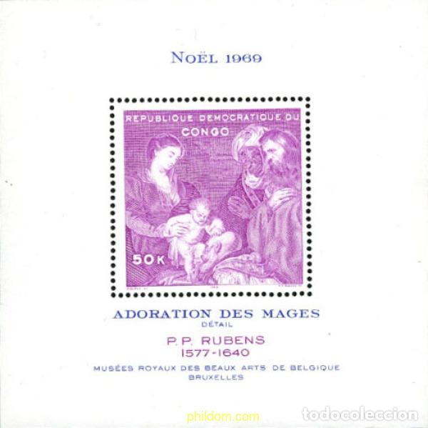 Sellos: 198359 MNH CONGO EX-BELGA 1969 NAVIDAD