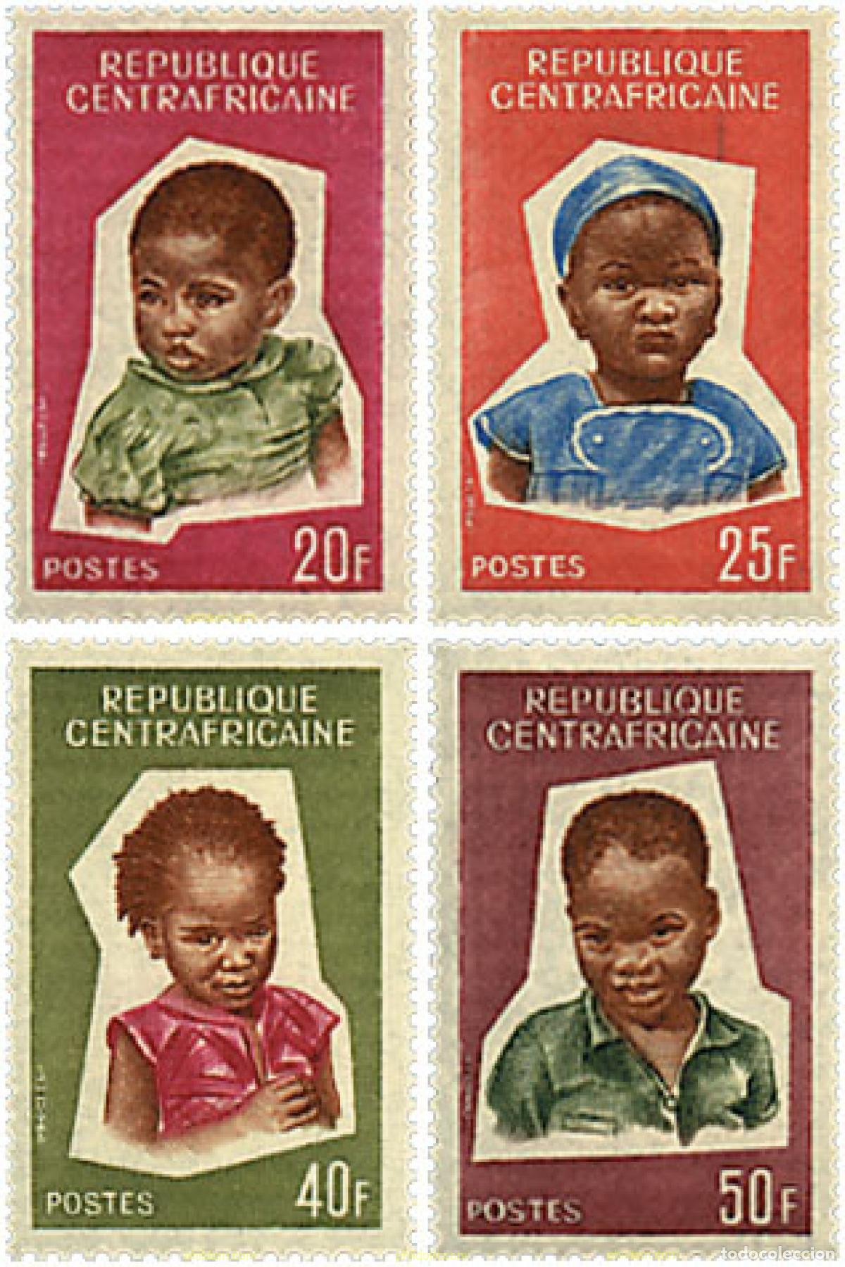 Sellos: 50716 MNH CENTROAFRICANA 1964 DIA DE LA INFANCIA