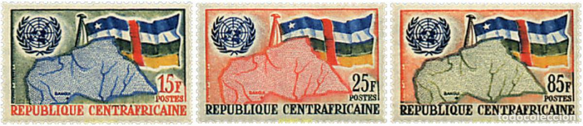Sellos: 50706 MNH CENTROAFRICANA 1961 ADMISION A LAS NACIONES UNIDAS