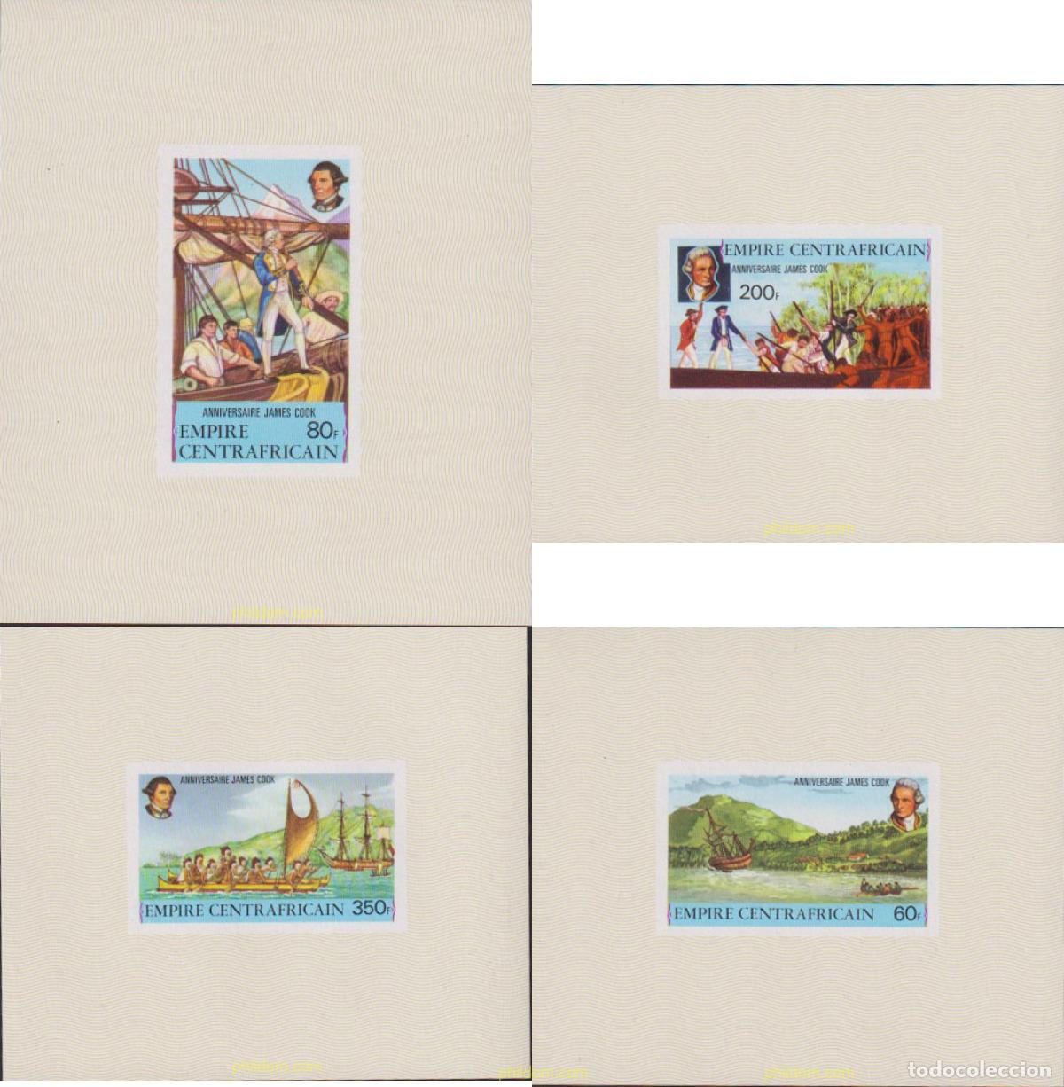 Sellos: 139741 MNH CENTROAFRICANA 1978 250 ANIVERSARIO DEL NACIMIENTO DE JAMES COOK