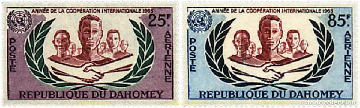Sellos: 199276 MNH DAHOMEY 1965 A&Ntilde;O DE LA COOPERACION INTERNACIONAL
