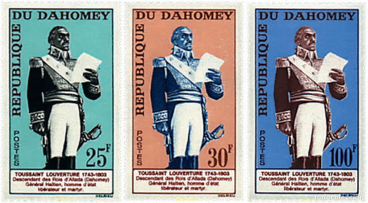 Sellos: 140137 MNH DAHOMEY 1963 FRANCOIS DOMINIQUE TOUSSAINT-LOUVERTURE