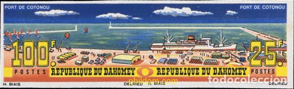 Sellos: 19399 MNH DAHOMEY 1965 PUERTO DE COTONOU