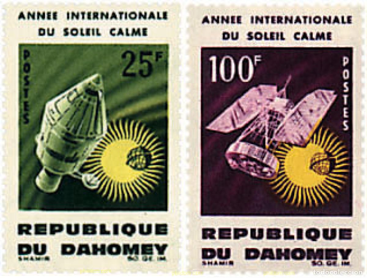Sellos: 199236 MNH DAHOMEY 1964 A&Ntilde;O INTERNACIONAL DEL SOL EN CALMA