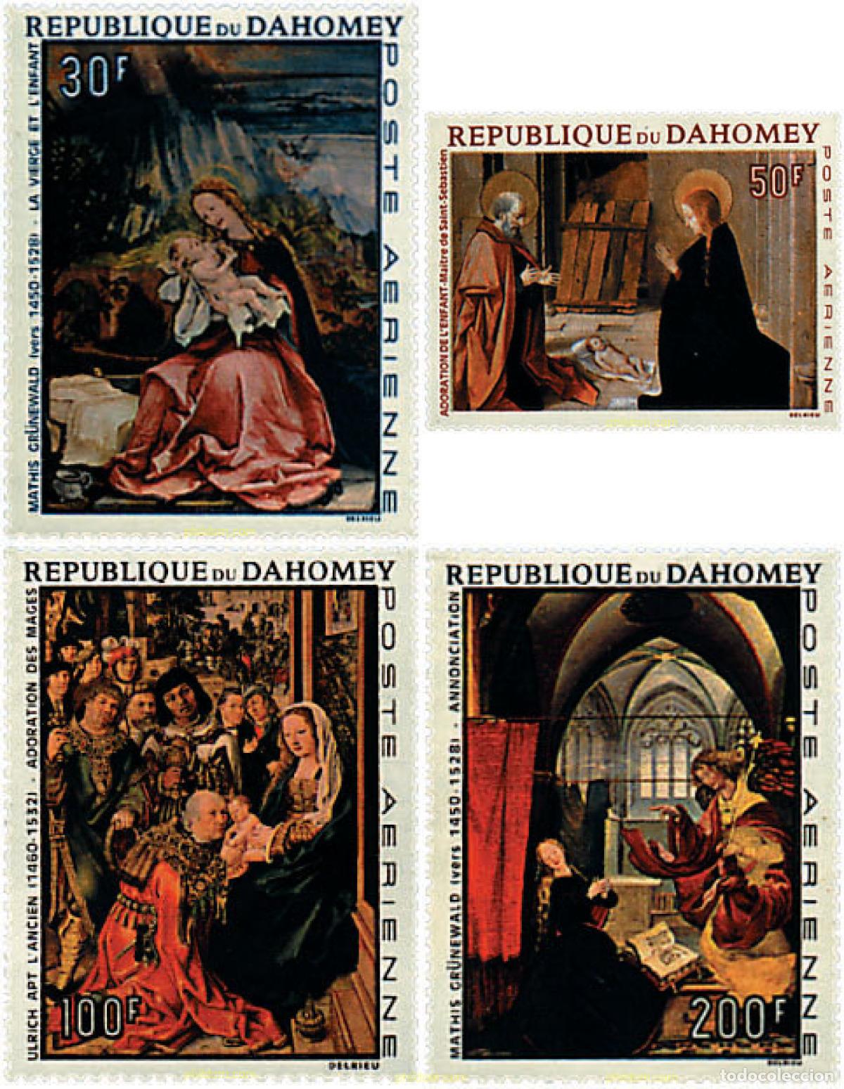 Sellos: 193672 MNH DAHOMEY 1967 NAVIDAD. PINTURAS