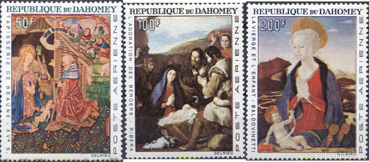 Sellos: 193662 MNH DAHOMEY 1966 NAVIDAD. PINTURAS