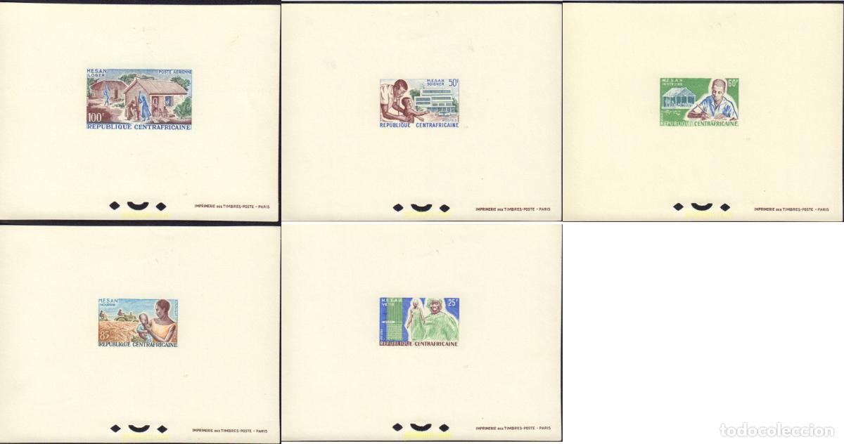 Sellos: 579509 MNH CENTROAFRICANA 1965 MOVIMIENTO DE EVOLUCION SOCIAL DEL AFRICA NEGRA