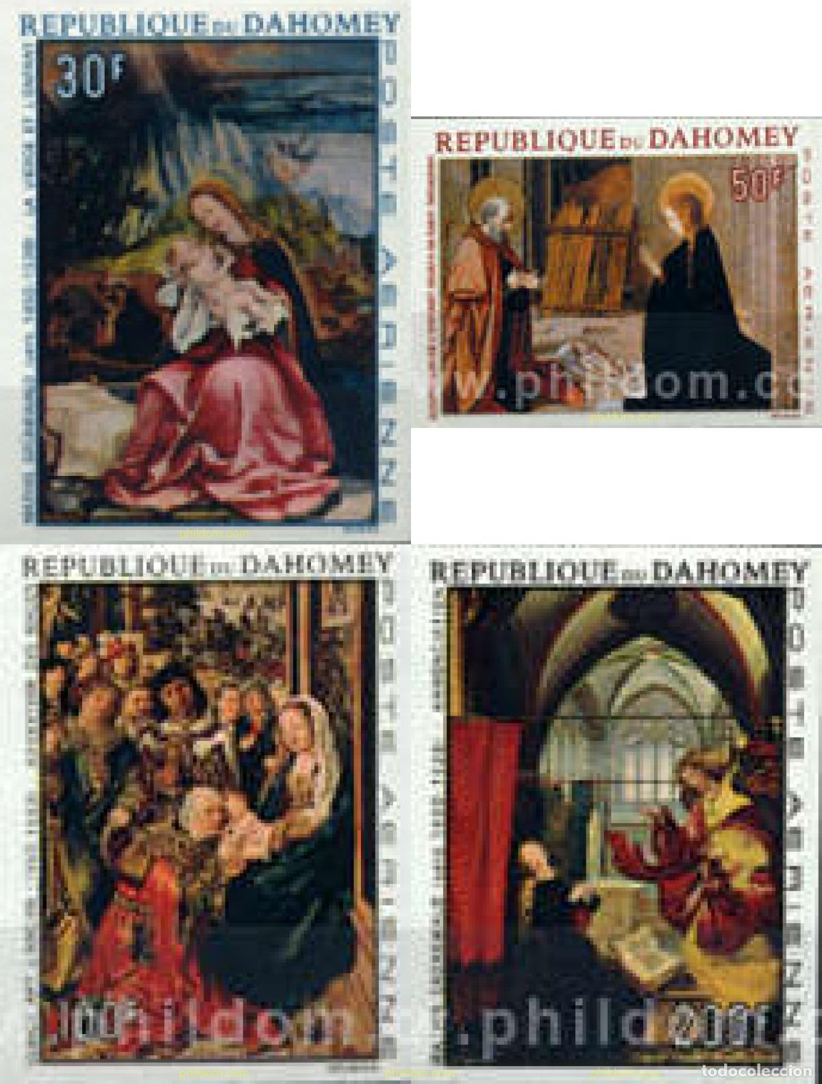 Sellos: 193673 MNH DAHOMEY 1967 NAVIDAD. PINTURAS