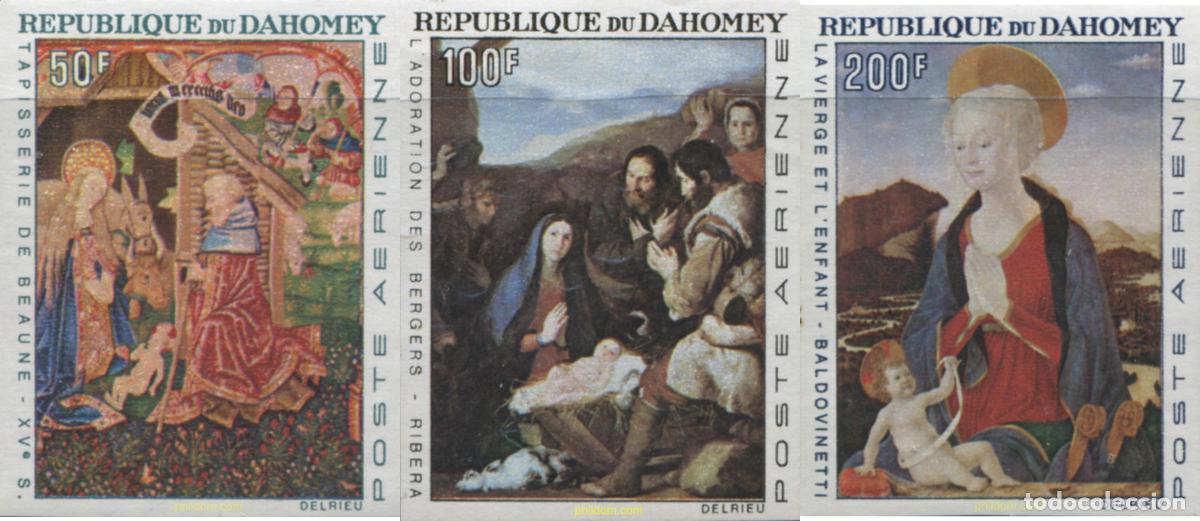 Sellos: 193663 MNH DAHOMEY 1966 NAVIDAD. PINTURAS