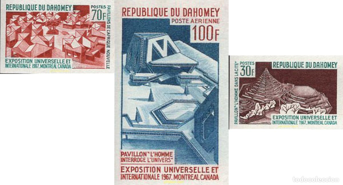 Sellos: 674858 MNH DAHOMEY 1967 EXPOSICION INTERNACIONAL DE MONTREAL