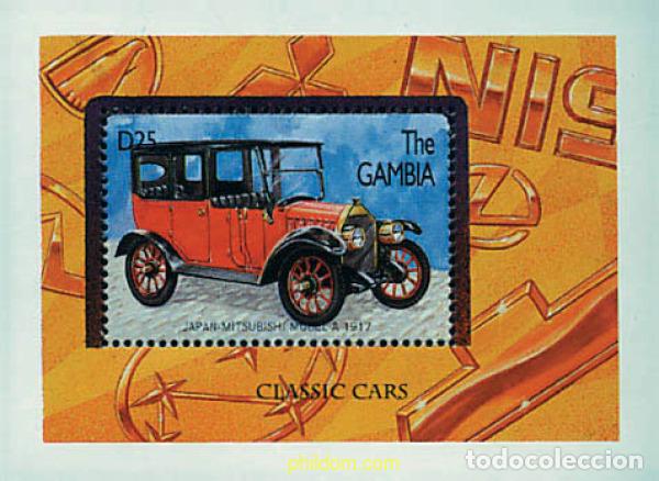 Sellos: 289738 MNH GAMBIA 1996 AUTOMOVILES CLASICOS