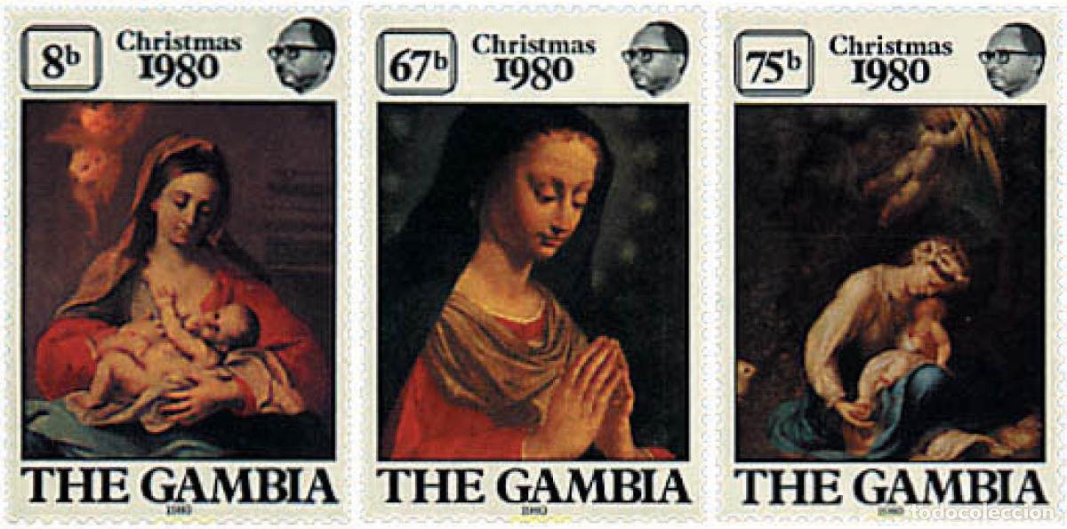 Sellos: 188052 MNH GAMBIA 1980 NAVIDAD