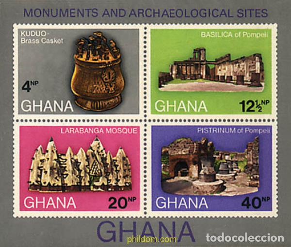 Sellos: 160723 MNH GHANA 1970 ARQUEOLOGIA